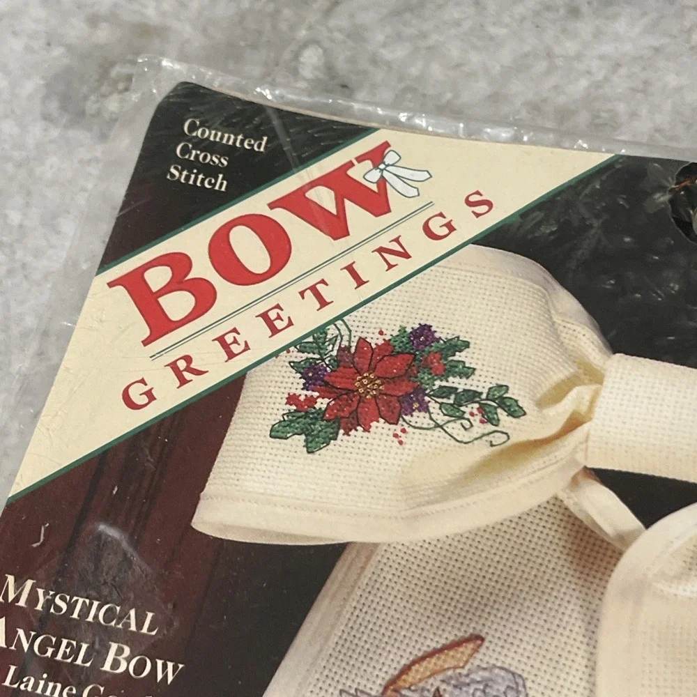 Dimensions Cross Stitch Kit 8539 Front Door Bow Christmas 17